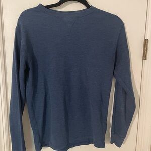 Faded Glory Blue Crewneck Sweater Lightweight Knit